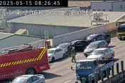 國3尖峰時間重大車禍！北向烏日段「6車嚴重追撞」