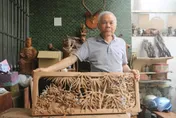「鑿花」藝師蔡共新辭世享壽78歲　文化部頒旌揚狀