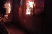 影/清大南大校區體育館旁大火！　整棟燃燒驚悚直擊