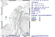 地牛抖一下！苗栗15:11發生規模3.4地震　最大震度3級