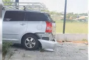 台南驚見「休旅車停高球場被砸爛」！　嫌犯竟是車主老婆