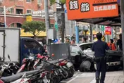 蘆洲警匪追逐！通緝犯高速撞進火鍋店騎樓落跑　驚悚直擊