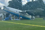 影/命大！美20人乘小飛機跳傘竟墜機　4人送醫「全員生還」