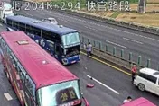 國3快官段驚悚車禍！11車連環追撞　大小車全撞一團