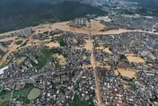 影/百年一遇洪水襲廣東！水位衝破55公尺　超18萬人受災