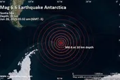 12年前才發生7.7強震！南極爆規模6.6極淺層地震