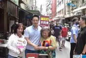 蔣萬安陪李彥秀掃內湖市場　攤商熱情：握我手一定凍蒜