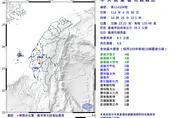 台南4分鐘內連2震！16:26楠西規模4.6地震　最大震度4級