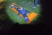 栗松溫泉驚傳山難！消防出動16人　驚險7小時救援骨折男