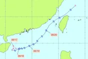 丹娜絲路徑百年罕見！走法似13年泰利颱風　全台曾停班停課