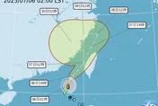 丹娜絲變大隻了！陸警擴為15縣市　南部炸大豪雨