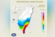 颱風丹娜絲「雨彈猛炸」！屏東縣牡丹累積雨量最多