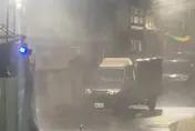 影/丹娜絲襲嘉義！市區現罕見強風　 貨車停路邊被吹到撞車