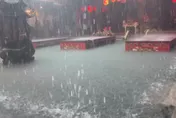 影/對流胞旺盛大雨狂灌！中彰投26地淹水警戒　25鄉鎮市列一級