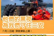 海巡執勤「深夜危勞津貼」　7/1上路1700人受惠