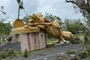 新營太子爺神像斷裂！命理師警告「台灣恐爆4災難」