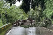 苗62線6.5K遭大雨坍方封路速搶通　泰安鄉受災路段可通行