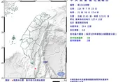 深夜地牛醒！台灣南部外海規模4.8地震　最大震度3級