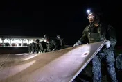 影/漢光演習嘉義空軍基地跑道搶修　迅速恢復F-16戰機起降