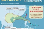 薇帕颱風逼近！北市今晚起恐現10至12級強陣風