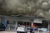 影/泰國便利店遭柬砲彈擊中！逛超商母子無辜「燒成焦屍」