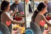 內湖737巷攤販驚見「火辣網紅炸排骨酥」　正妹老闆娘神到鄰攤暴動