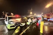 救不回來！國1銅鑼段「9車追撞」孩童夾困、1女慘死