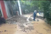 雨量全台最多！屏東口社村道路遭土石泥流掩蓋