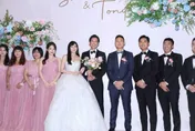 林逸欣補辦婚禮！李運慶分手李佳豫10年「同台當伴郎娘」
