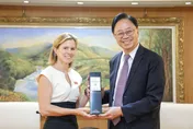 張善政會英國駐台代表　針對政經情勢交換意見