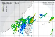 雨彈狂襲！　士林10分鐘雨量達35毫米