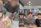 聲稱「做善事」！大馬網紅吃剩雞骨給流浪漢　引全網怒火急道歉