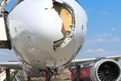 起飛僅20分…西班牙客機遇鳥擊「砰」撞出大洞　駭人畫面曝