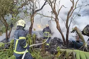 林口山區工寮竄火冒濃煙　警消滅火驚見焦屍