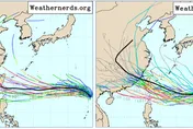 「楊柳」颱風生成！各國模擬路徑分歧　穿台最具威脅