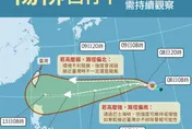 楊柳颱風狂飄！2種走法出爐　氣象署曝「這路徑」恐發警報