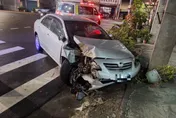 彰化驚見「酒駕高速衝撞民宅」！醉妞遭當場壓制