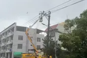 影/全台仍逾6.3萬戶無電可用　台南、高雄、台東佔76.5％