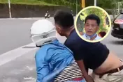 鮪魚肚抗強風！蘇澳鎮長「徒手幫十多名騎士穩車」網大讚