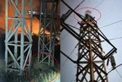 爬電塔拍夕照觸電墜落！樹林20歲男成焦屍　女友拍下「最後身影」