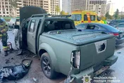 靠近車子瞬間炸開！基輔再傳軍車爆炸意外　所幸人員僅輕傷