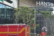 台中漢神洲際工地電梯驚魂　2工人受困半小時獲救