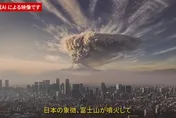 影/日本AI模擬「富士山爆發」影片公開　火山灰密布癱瘓東京