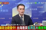 台海列全球五大衝突熱點　聶建中曝：小心大陸「第三夢」