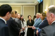 徐巧芯曬和美參院軍委會主席早餐會合照！韓國瑜、江啟臣全來了