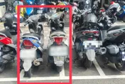 影/高雄男挪機車「警說可以」　返頭竟遭「1格停2車」開罰
