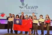 影/首位警政署女副署長成「台灣之光」　赴英受頒國際大獎