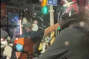 影/高雄路口行車糾紛！　男子竟怒掏鑽頭恐嚇遭送辦