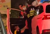 西螺服務區女駕駛暴走！爬拖吊車阻擋還襲警遭強制送醫