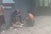 影/只因撞了一下！台大碩士生超商門口遭三節鞭砸頭